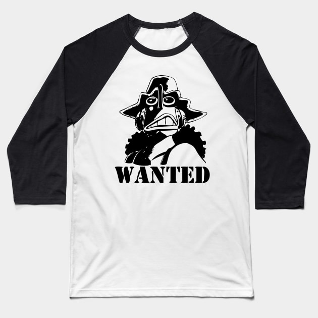Wanted Usop One Piece Anime Baseball T-Shirt by oncemoreteez